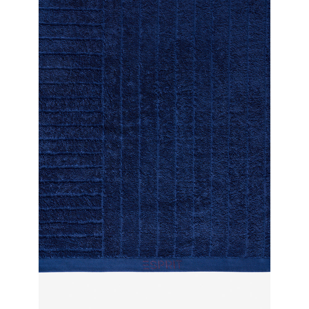 42436l024-esprit-isle-cotton-textured-600-gsm-soft-bath-towel-cobalt