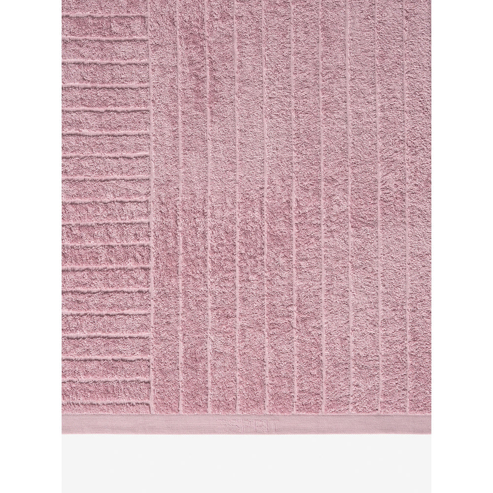 42436l025-esprit-isle-cotton-textured-600-gsm-soft-bath-towel-rose
