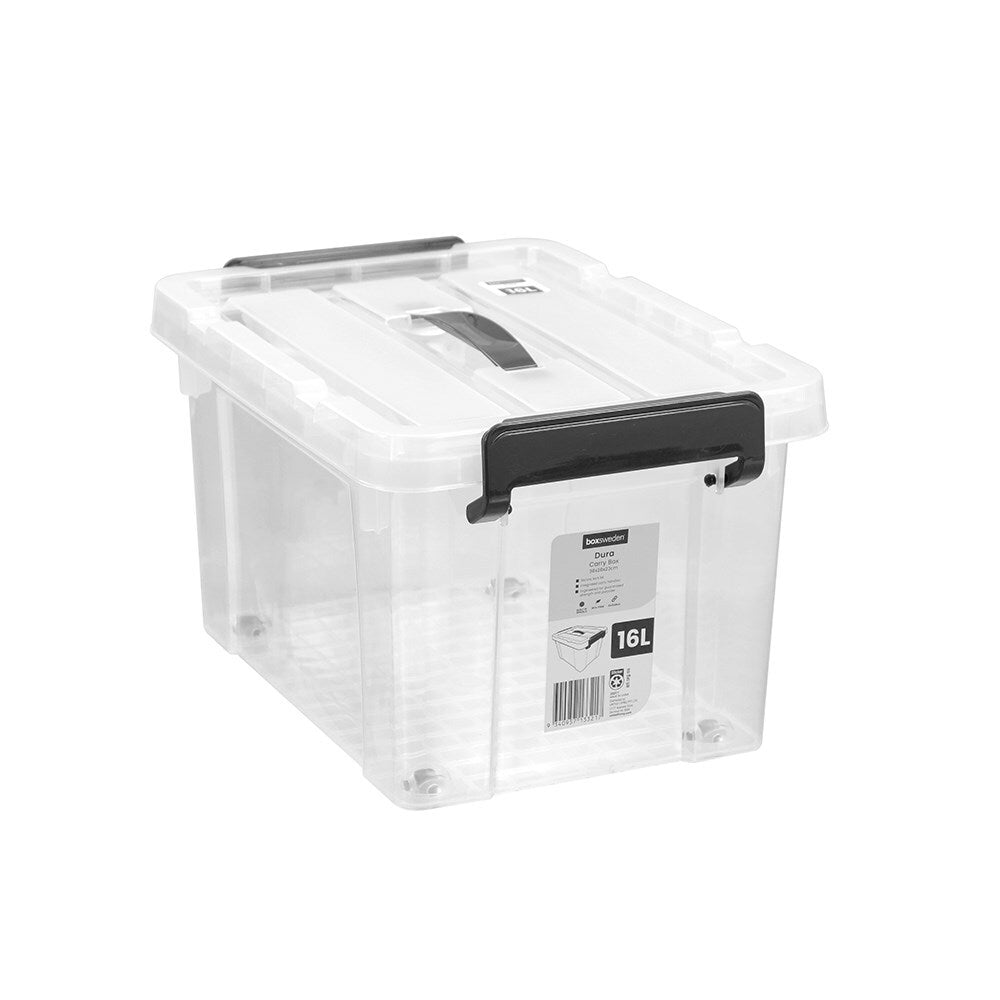 33217-boxsweden-dura-16l-38cm-carry-box-storage-w-lid-rectangle-clear