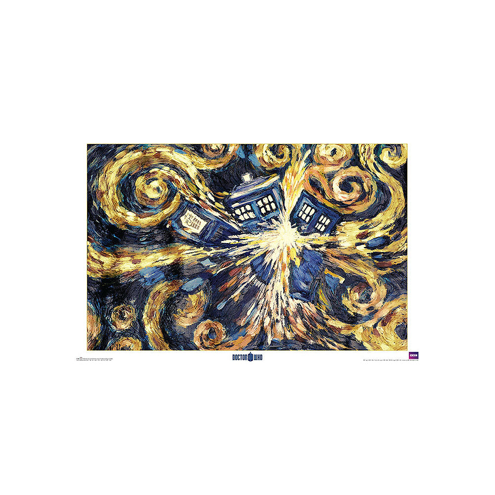 4100-impact-merch-doctor-who-exploding-tardis-regular-sized-poster-92x61cm