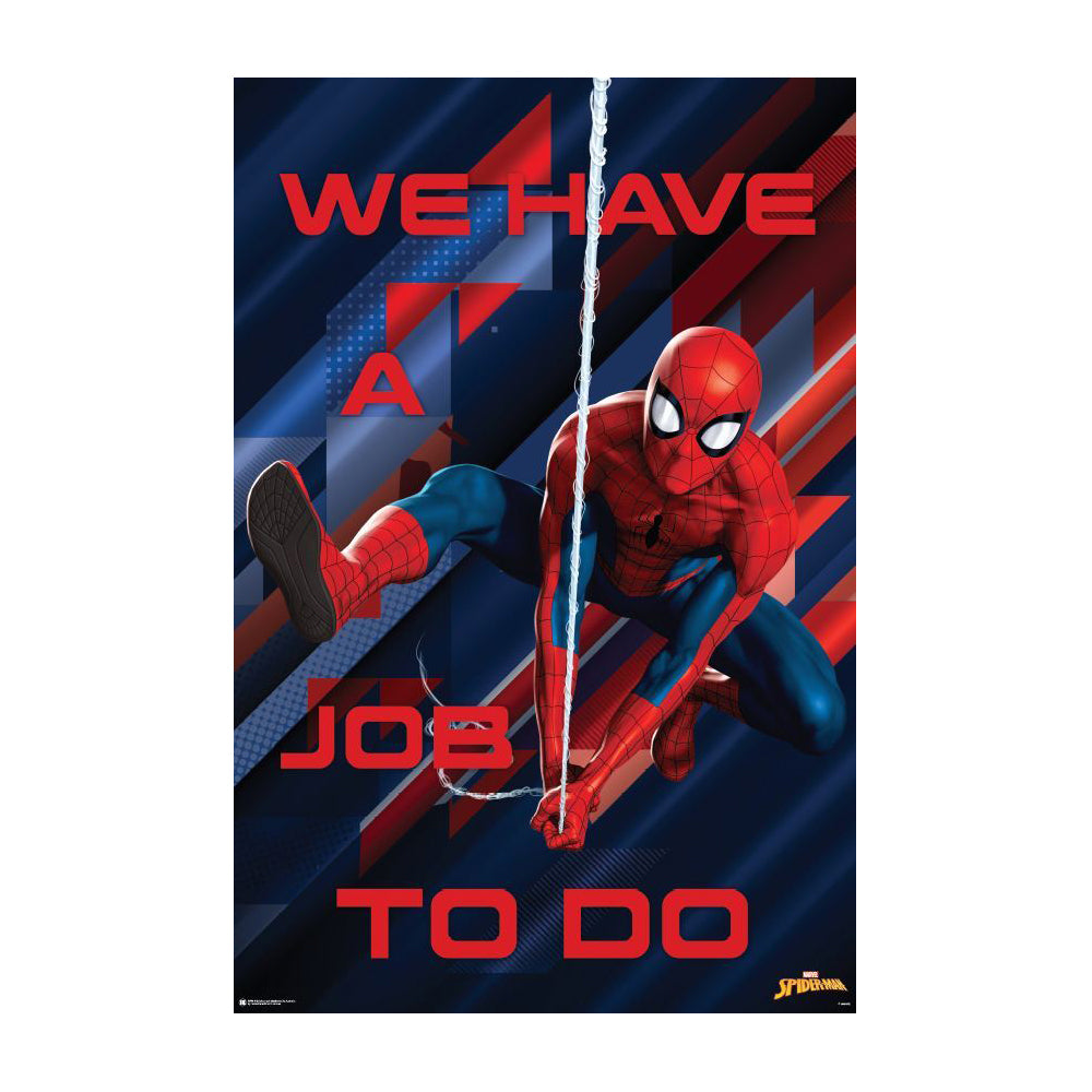 4749-impact-merch-marvel-comics-spider-man-job-to-do-regular-size-poster-92x61cm
