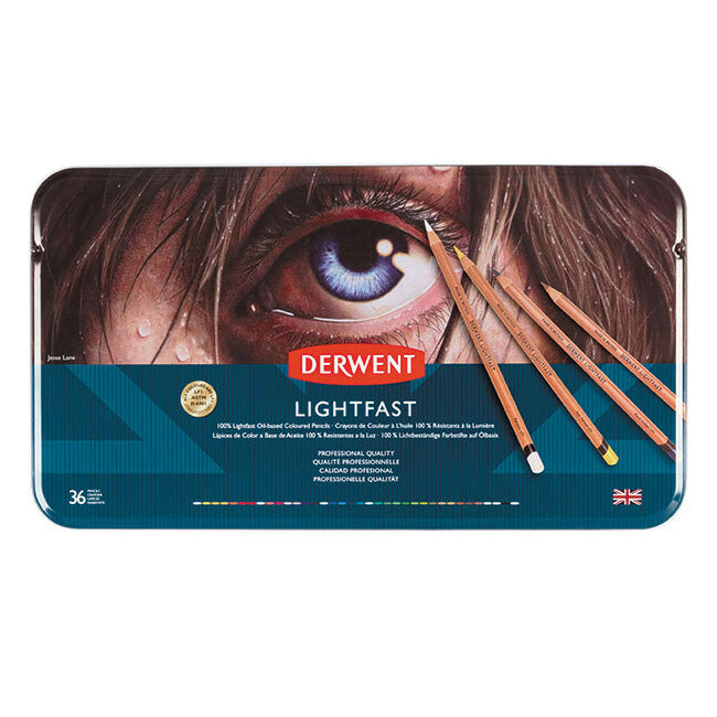 2302721-36pk-derwent-lightfast-drawing-colouring-oil-based-coloured-pencil-w-tin