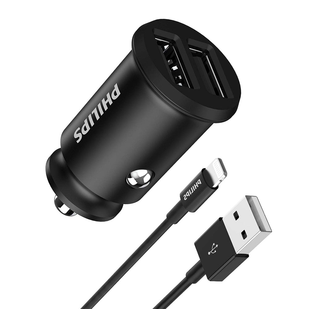4895229134997-philips-dual-usb-a-port-car-charger-w-mfi-certified-lightning-cable-black