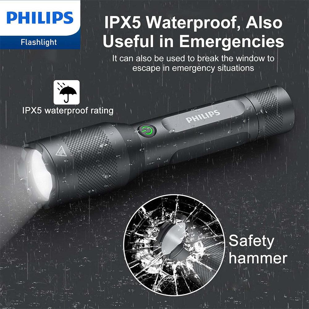 4895229136151-philips-rechargeable-led-handheld-1200lm-flashlight-black