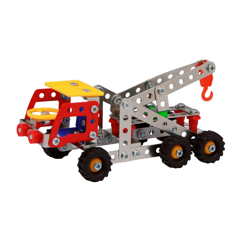 127pc Construct IT DIY Tow Truck Toy w/ Tools Kit Kids 8y+