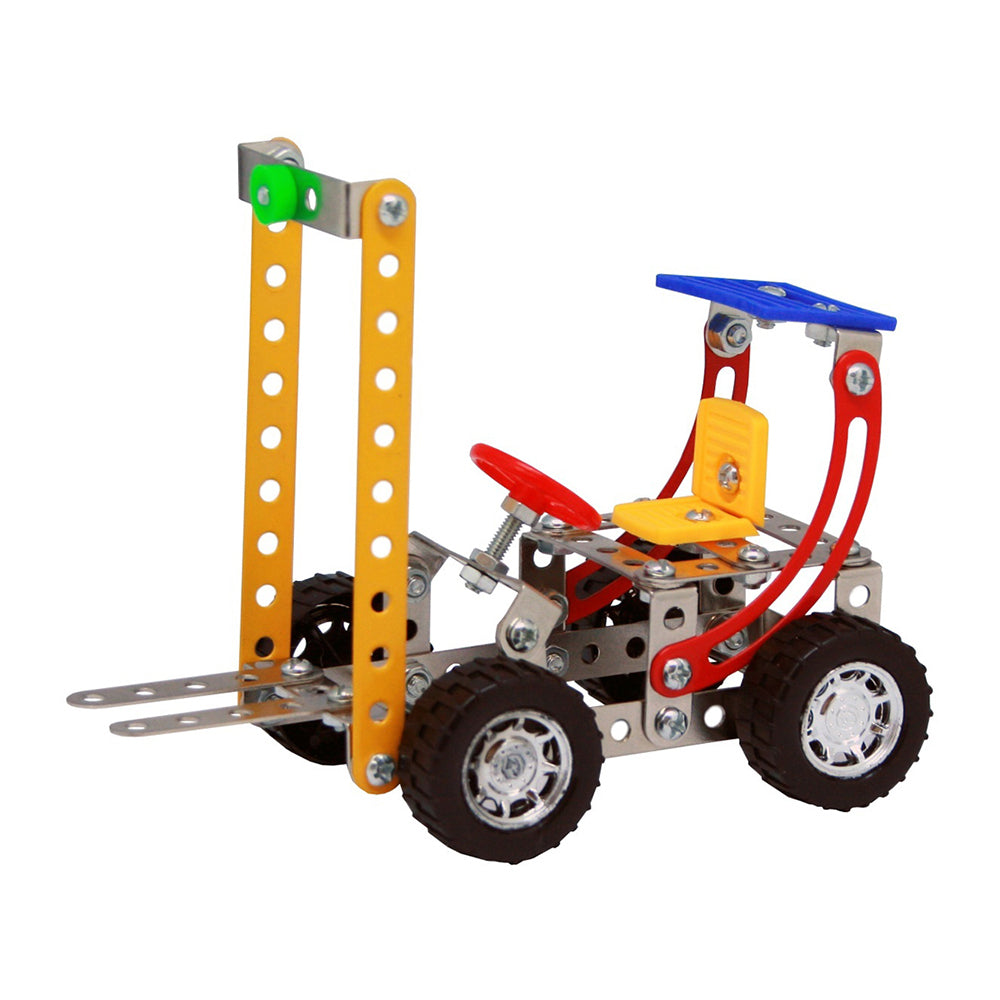 99pc Construct IT DIY Forklift Toy w/ Tools Kit Kids 8y+