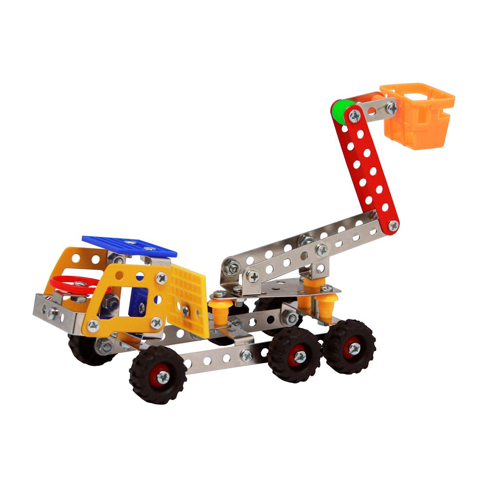 120pc Construct IT DIY Lift Truck Toy w/ Tools Kit Kids 8y+