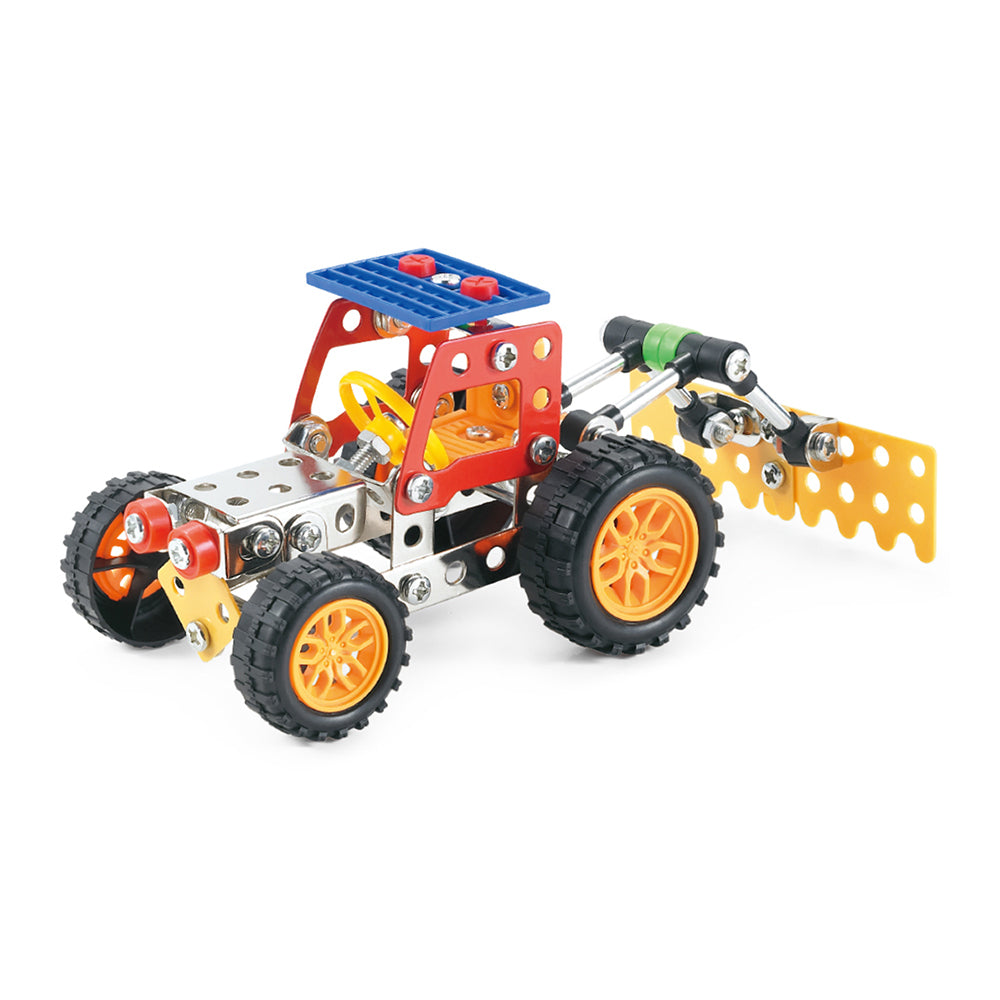 132pc Construct IT DIY Tractor Toy w/ Tools Kit Kids 8y+