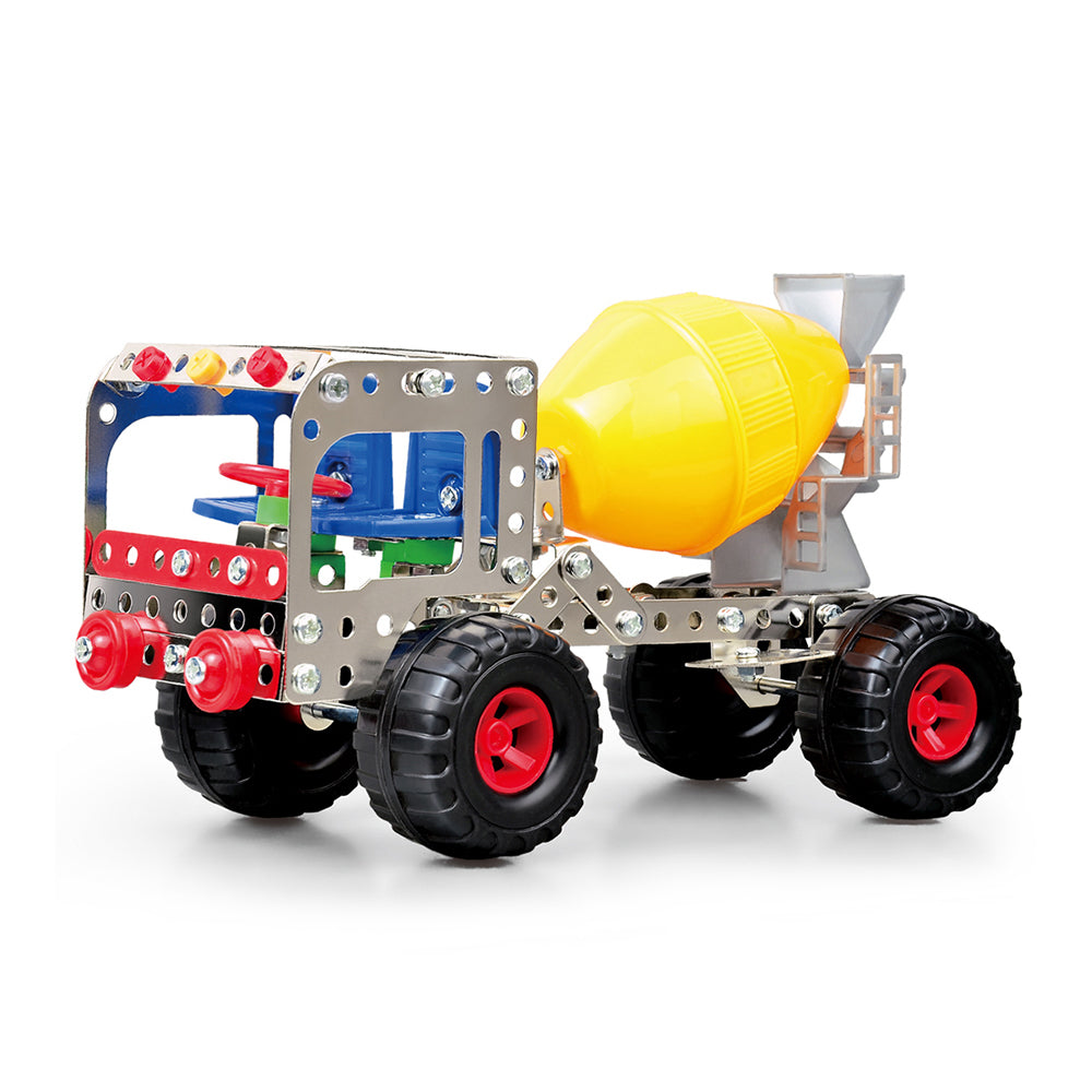 150pc Construct IT DIY Cement Truck Toy w/ Tools Kit Kids 8y+