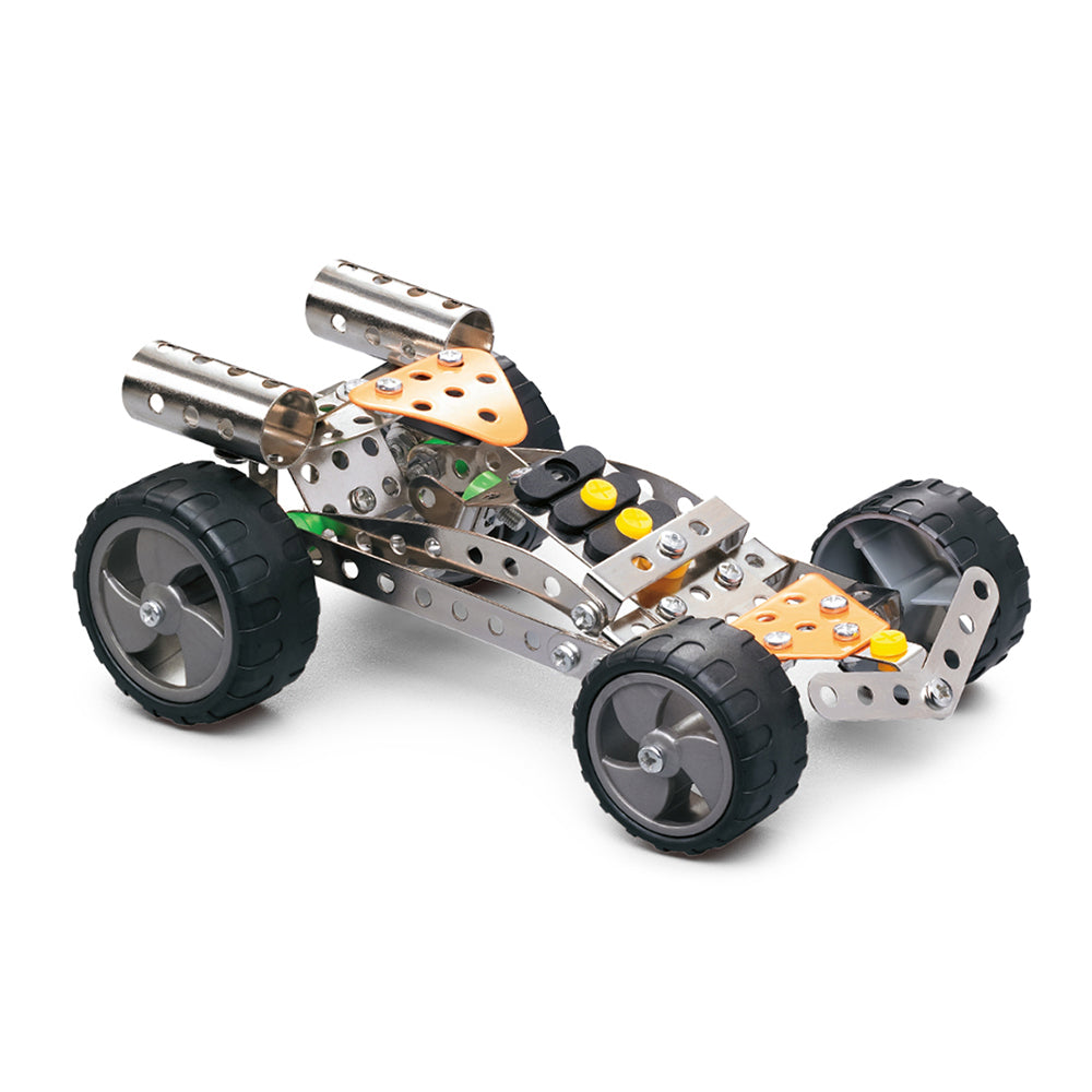 125pc Construct IT DIY Racing Car Toy w/ Tools Kit Kids 8y+
