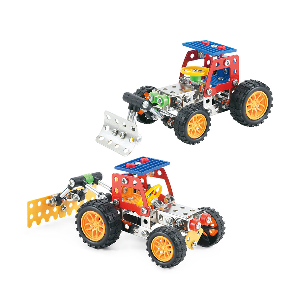 136pc Construct IT DIY Farm Tractor Set Toy w/ Tools Kit Kids 8y+