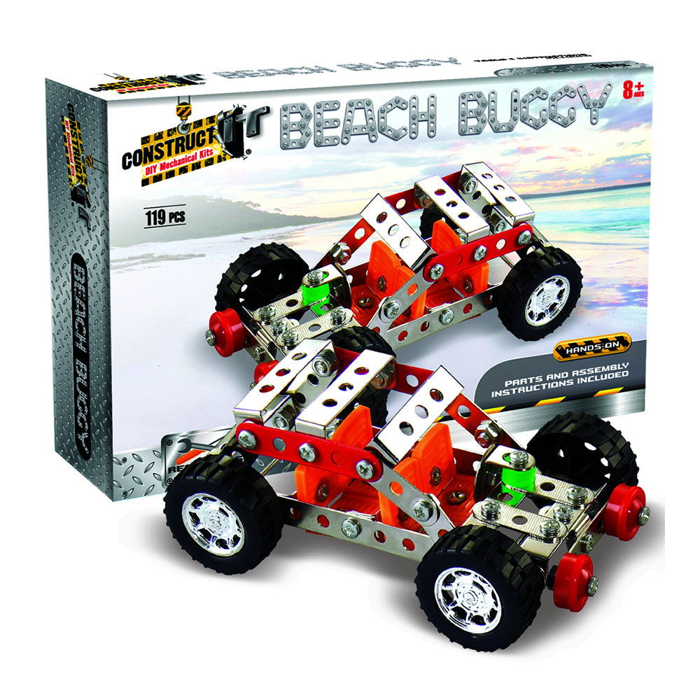 119pc Construct IT DIY Beach Buggy Toy w/ Tools Kit Kids 8y+