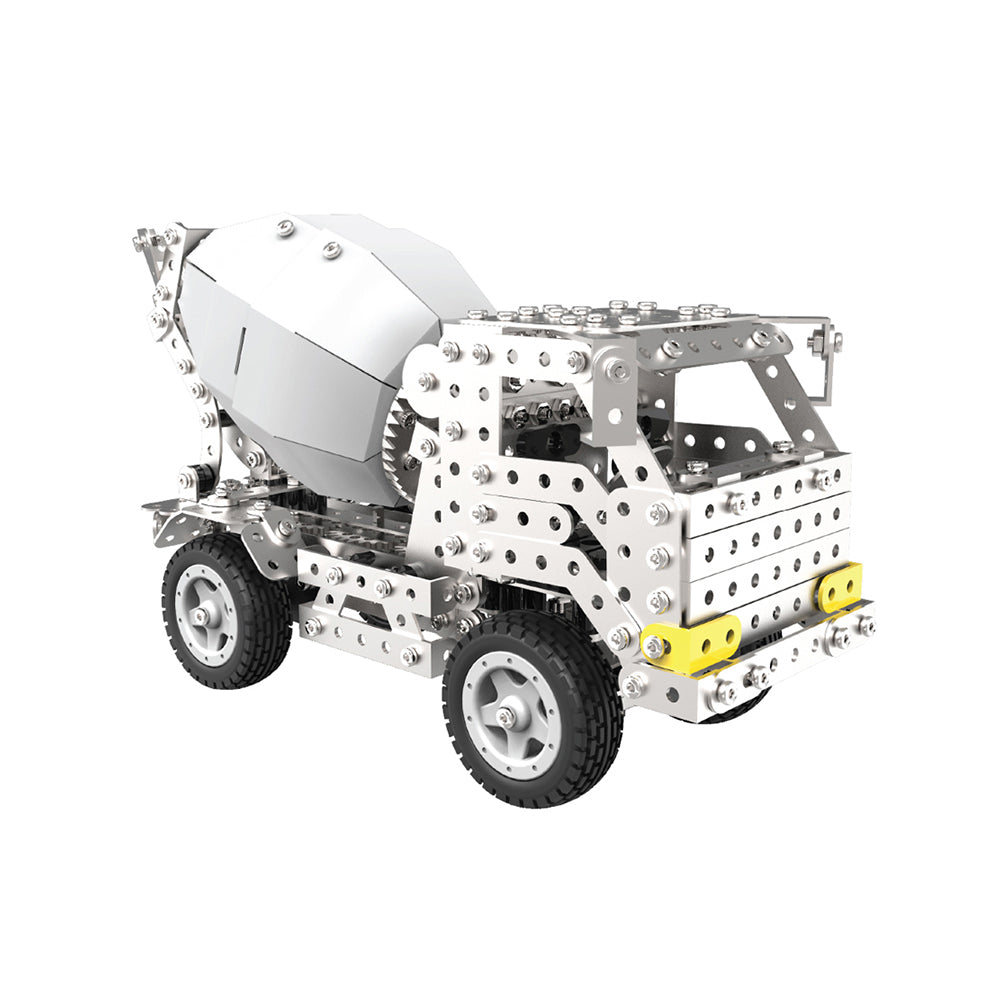 669pc Construct IT Platinum-X DIY Cement Truck Toy w/ Tools Kit Kids 8y+