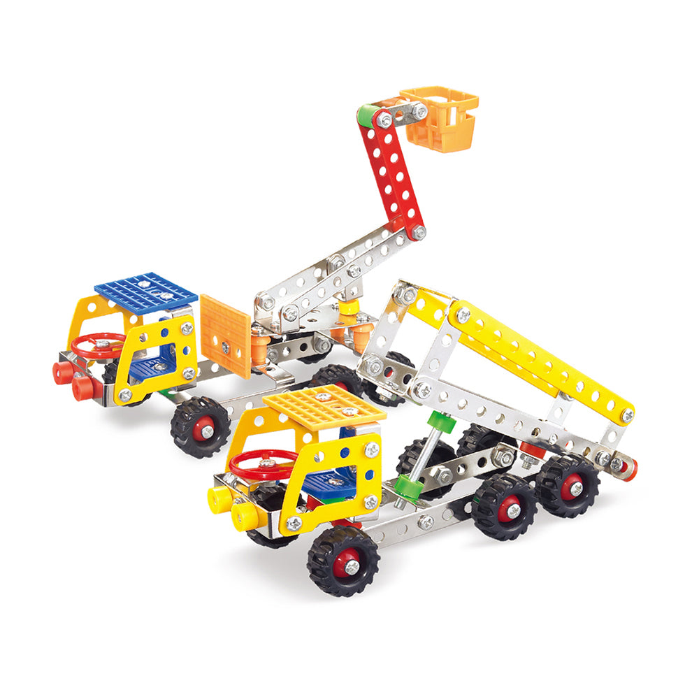 120pc Construct IT DIY Truck Work Set Toy w/ Tools Kit Kids 8y+