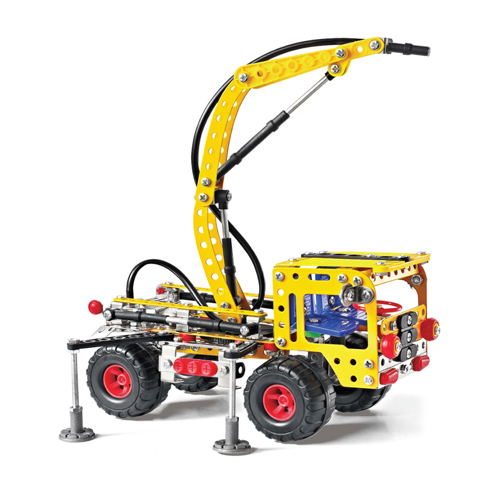 398pc Construct IT DIY Pump Truck Toy w/ Tools Kit Kids 8y+