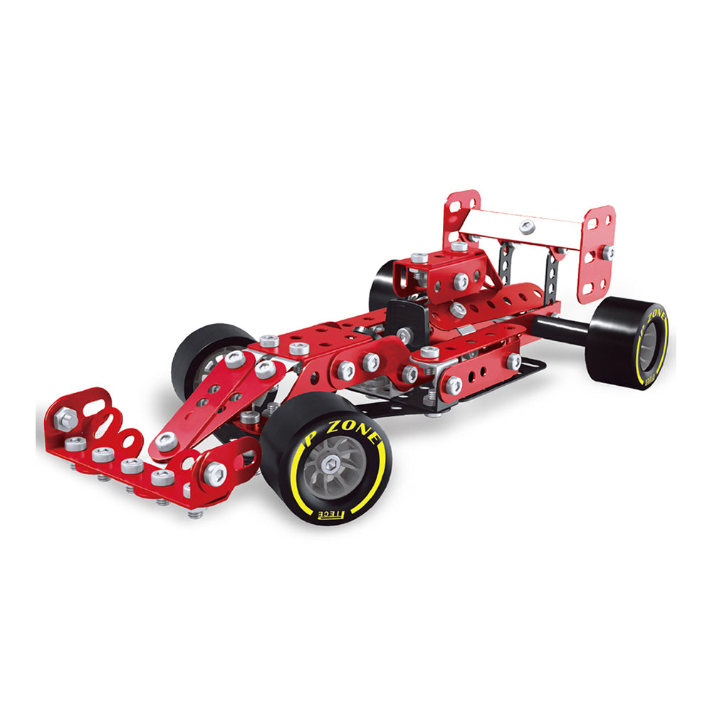201pc Construct IT DIY Racing Car F1 Toy w/ Tools Kit Kids 8y+