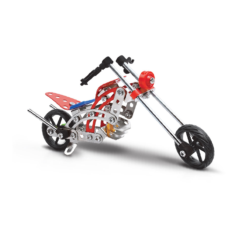 99pc Construct IT DIY Chopper Roadster Toy w/ Tools Kit Kids 8y+