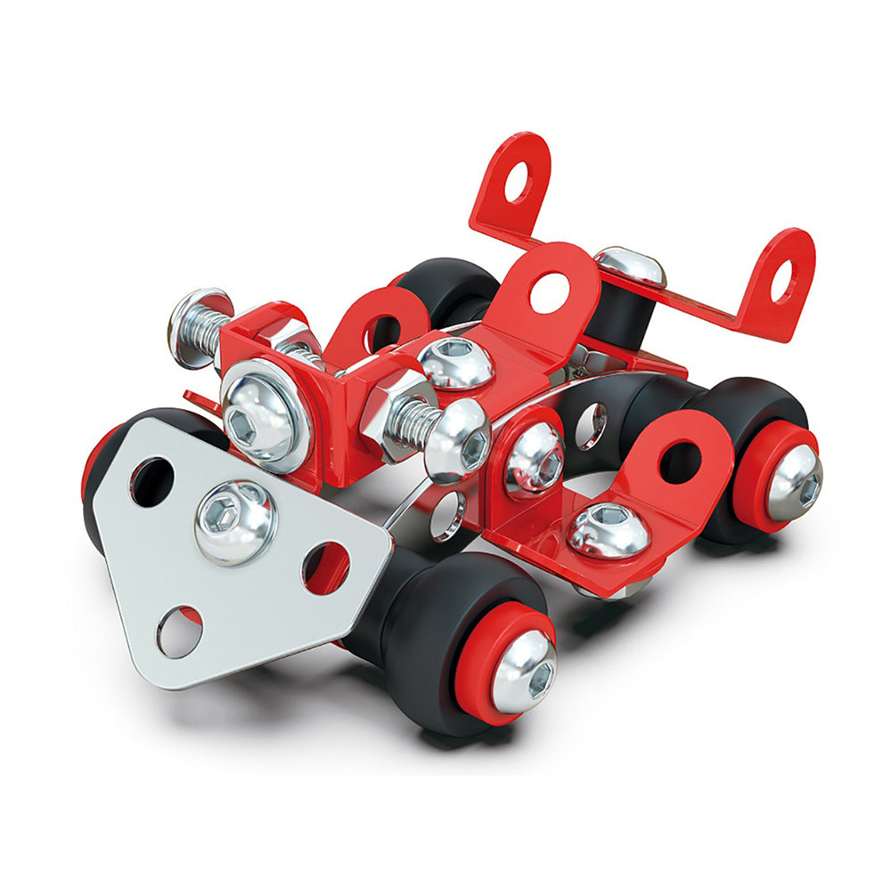 69pc Construct IT Constructables DIY Go Kart Toy Set w/ Tools Kids 6y+ Red