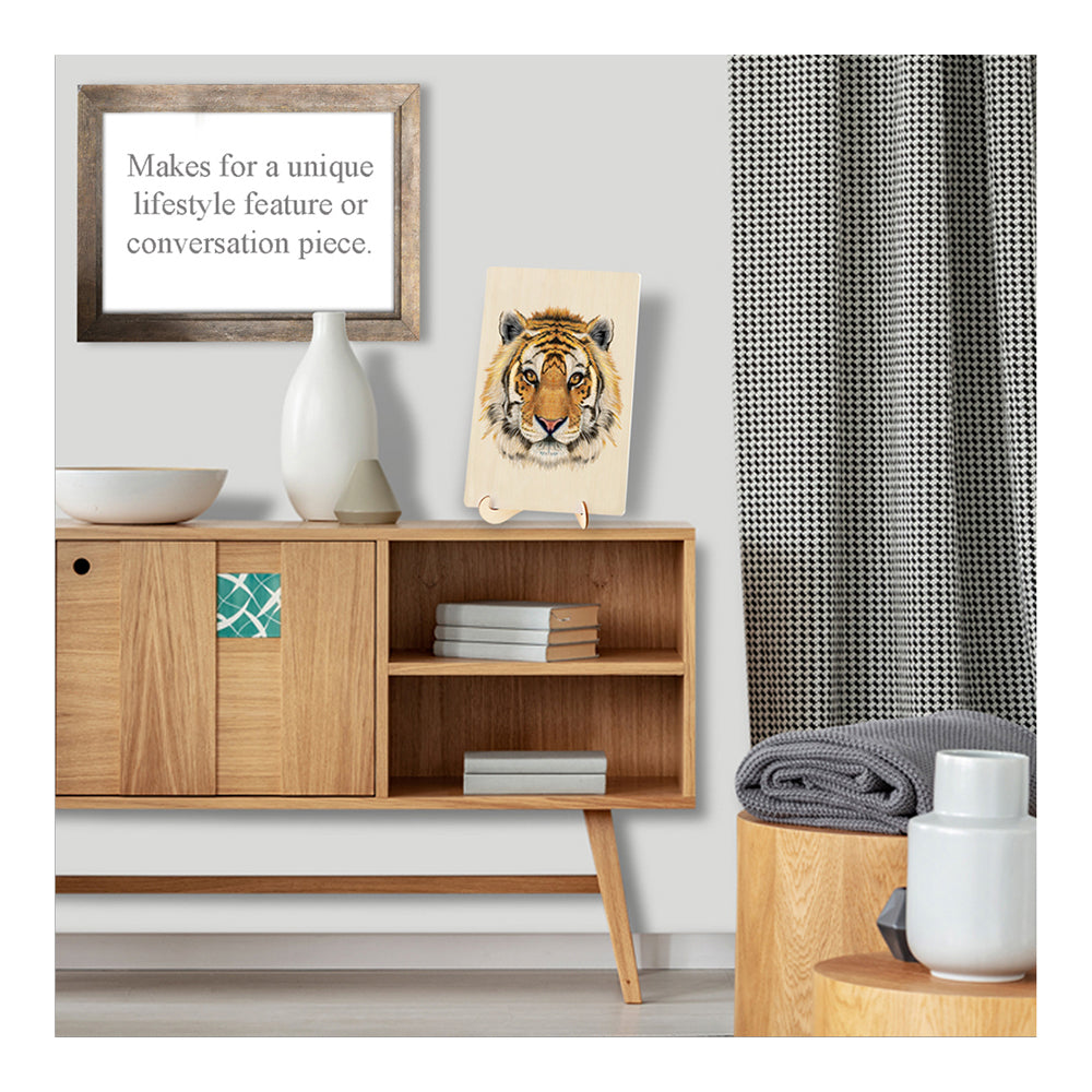 128pc Puzzle Master Series-3 Wooden Jigsaw w/ Stand Set Kids 8y+ Giraffe