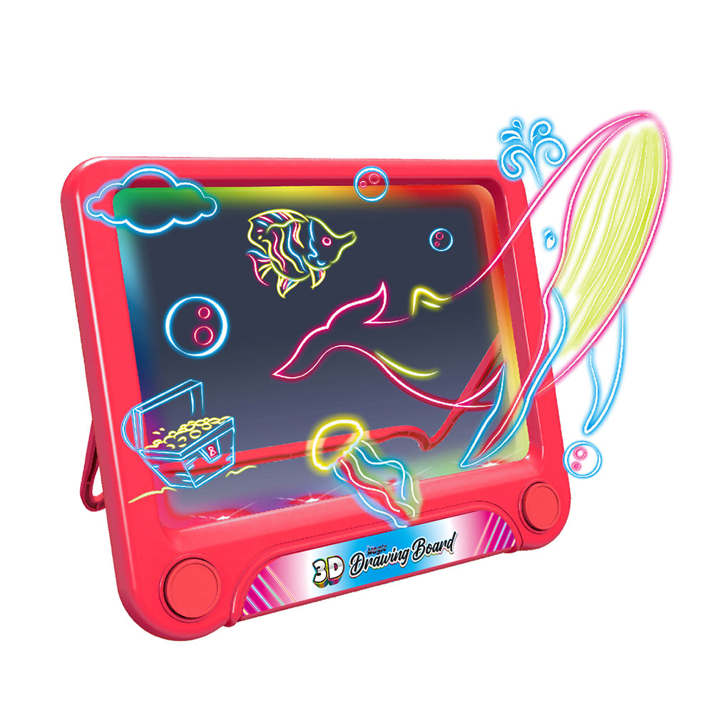 Craft For Kids 3D Drawing Board w/ Markers & Eyeglasses Art Toy Children 3+