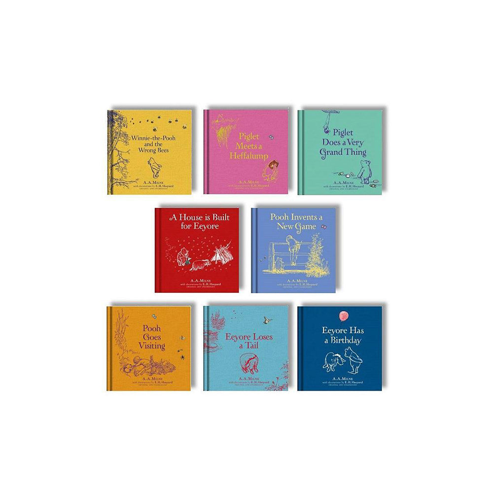 8pc Harper Collins Winnie The Pooh Gift Book Collection Set 5y+