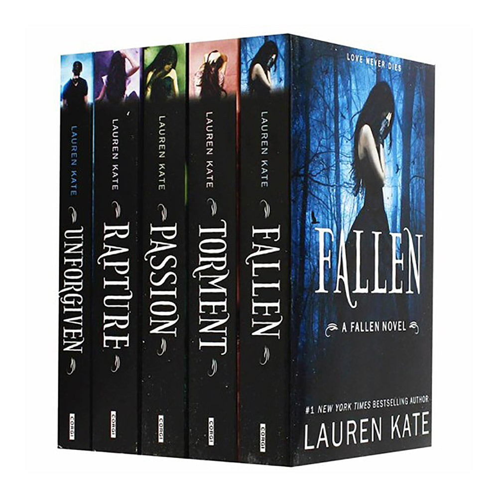5pc Lauren Kate Fallen Series Collection Reading Book 12y+