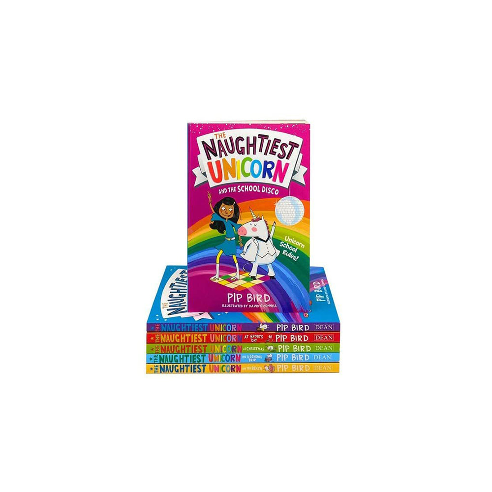 6pc Harper Collins Naughtiest Unicorn Kids Book Set 5y+