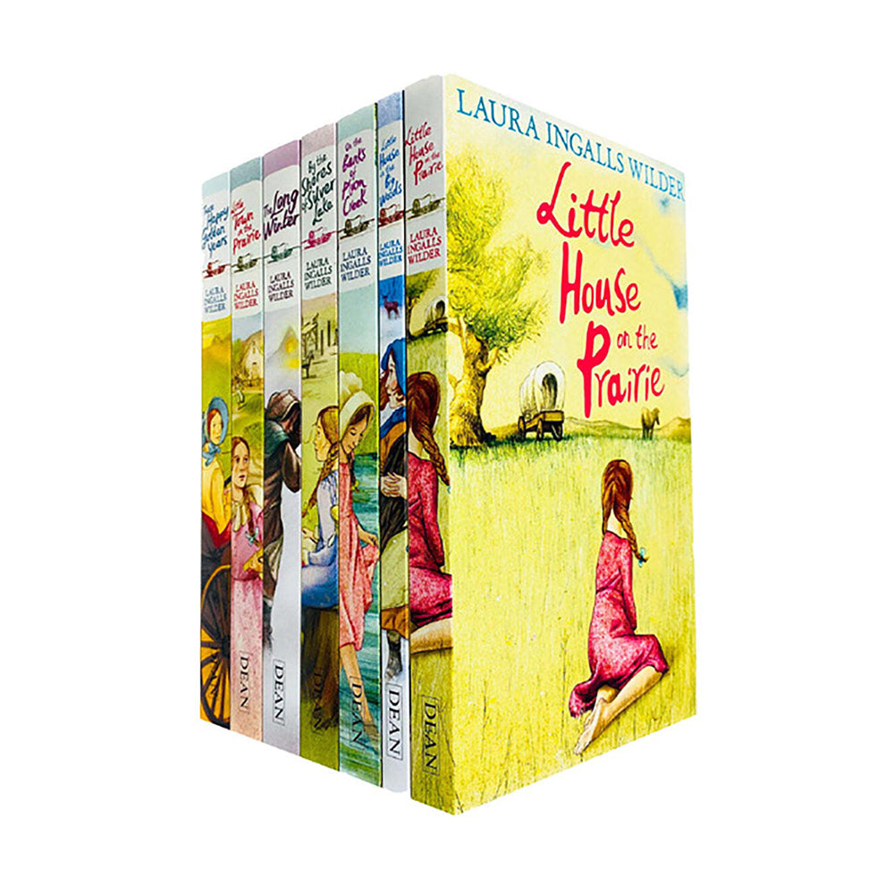 7pc Harper Collins Little House On The Prairie Story Book Set 12y+