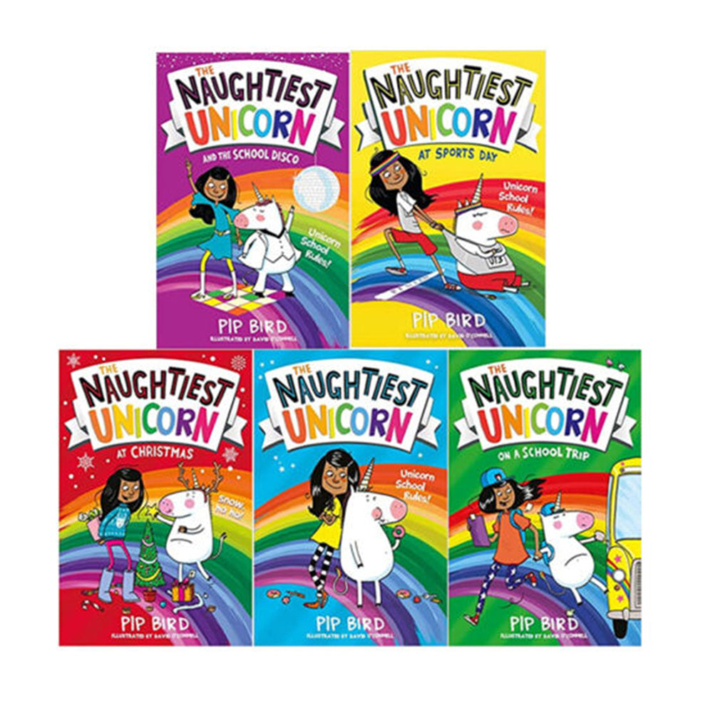 5pc Hachette Naughtiest Unicorn Adventure Book Set Kids 8y+
