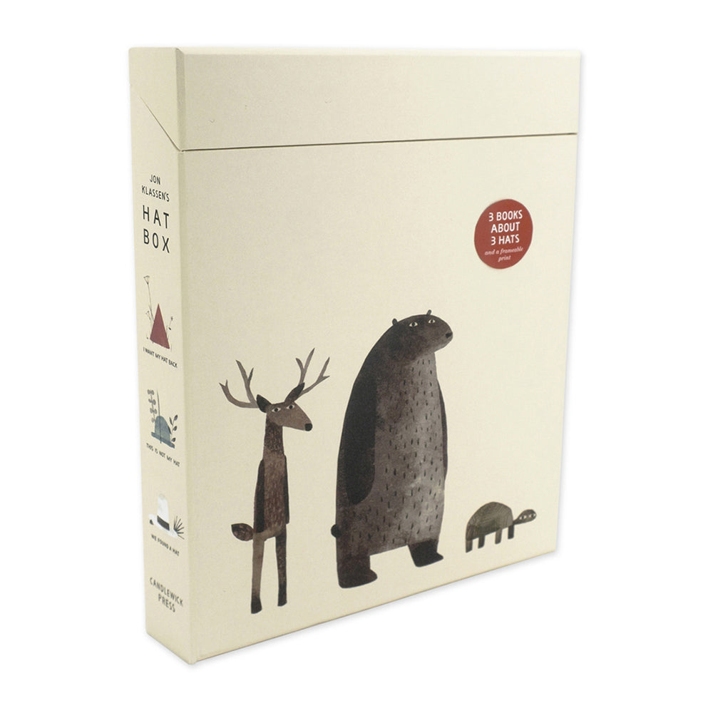 3pc Walker Jon Klassen's Hat Box Reading Book Set