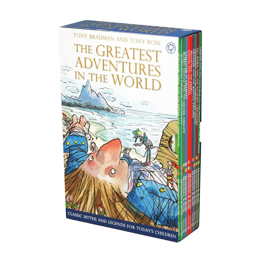 10pc Hachette The Greatest Adventures In The World Book Set 8y+