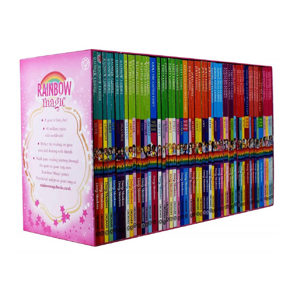52pc Hachette A Year of Rainbow Magic Kids Book Set 5y+