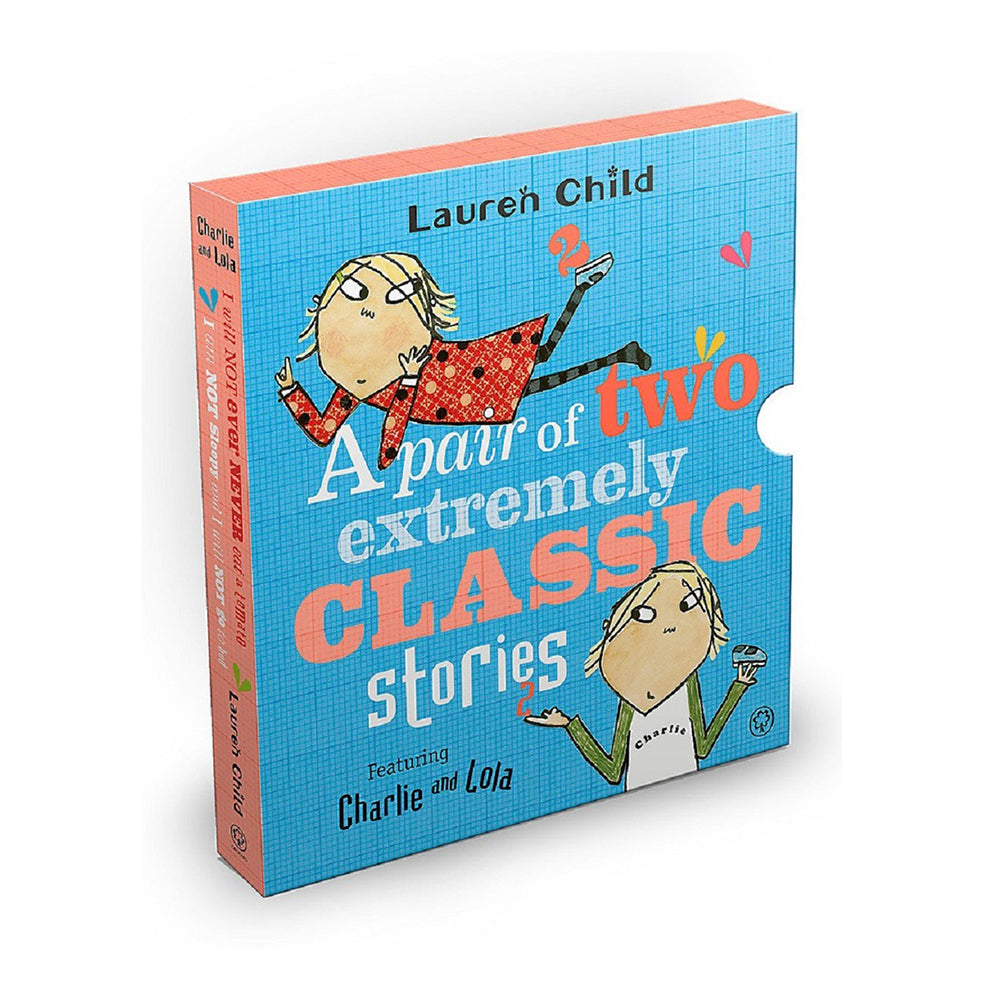 2pc Hachette Charlie & Lola Classic Gift Slipcase Hardback Story Book