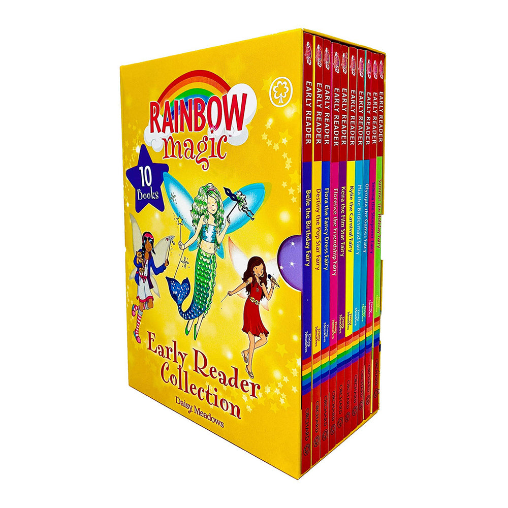 10pc Hachette Rainbow Magic Early Readers Collection Reading Book Set