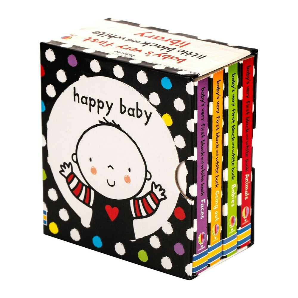 Usborne Baby's Very First Black & White Library Book Set