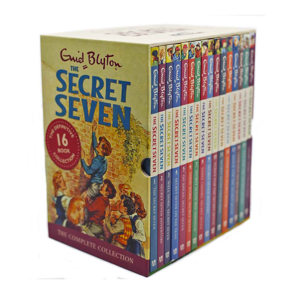 16pc Hachette The Secret Seven Kids Story Book Set