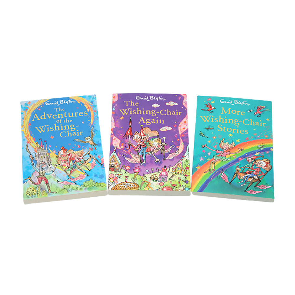 3pc Hachette The Wishing Chair Collection Kids Book Set 8y+