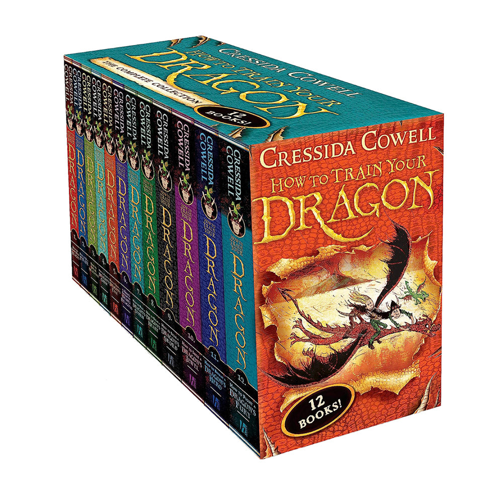 12pc Hachette How to Train Your Dragon Kids Book Collection Set 8y+