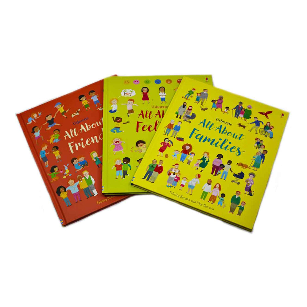 3pc Usborne All About My Life Boxed Set Kids Book Collection Set 3y+