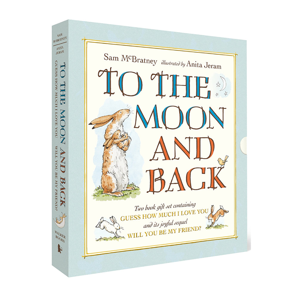 2pc Walker To the Moon & Back Storytelling Reading Book Gift Set