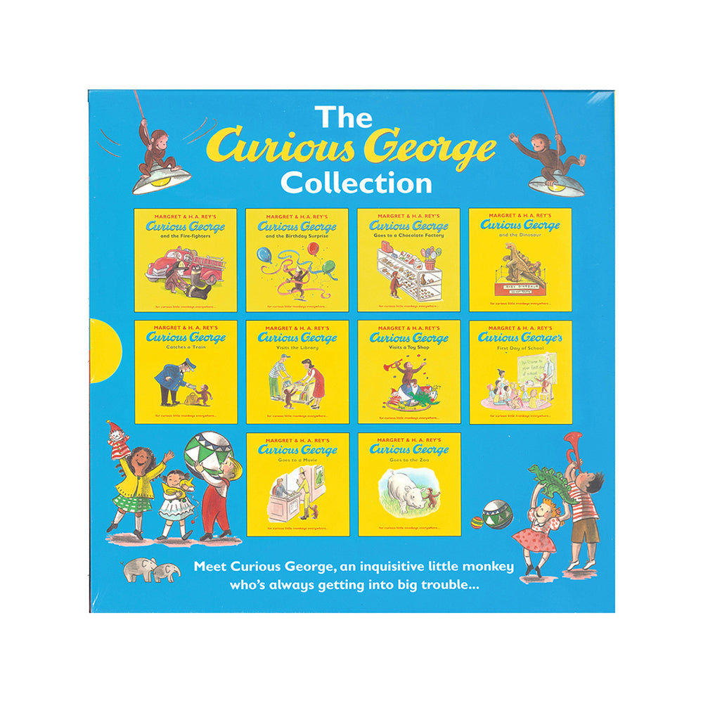 10pc Walker Curious George Kids Story Book Collection 3y+