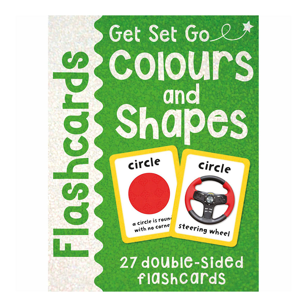 4PK Miles Kelly Get Set Go Letters/Numbers Learning Flashcards