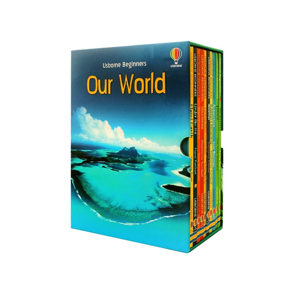 10pc Usborne Our World Kids Reading Book Beginners Box Set 8y+