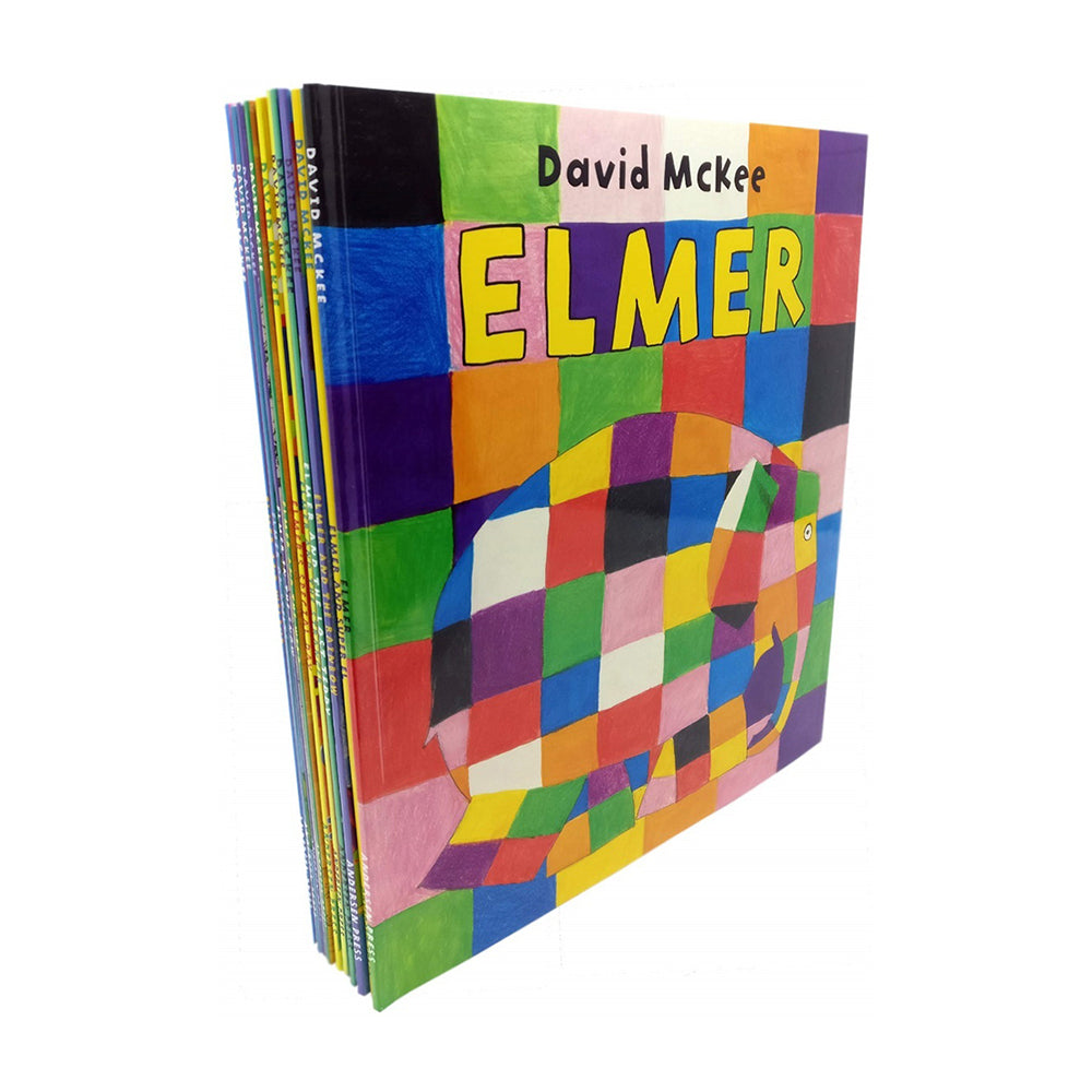 10pc Walker The Elmer Stories Kids Book Collection 3y+