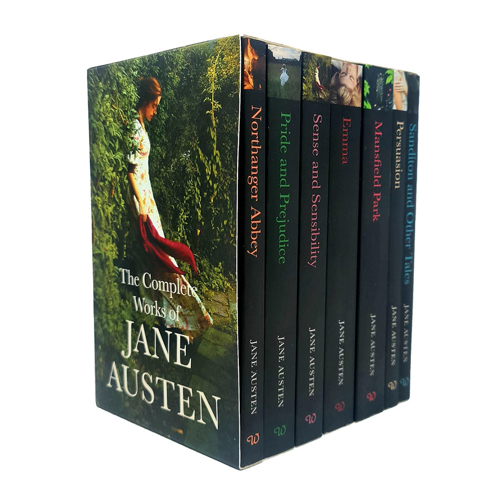 7pc Wilco The Complete Works of Jane Austen Reading Book Collection