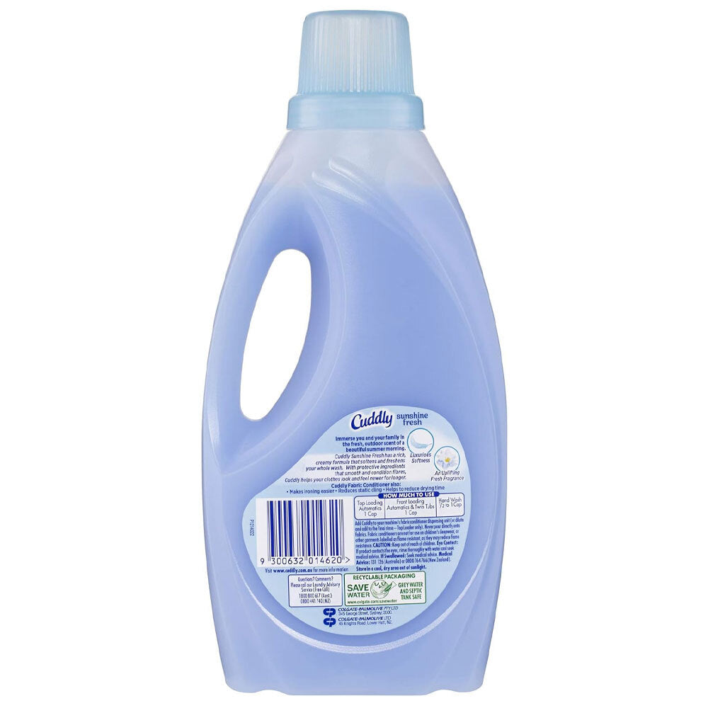 1224301-cuddly-laundry-liquid-fabric-softener-conditioner-sunshine-fresh-1l
