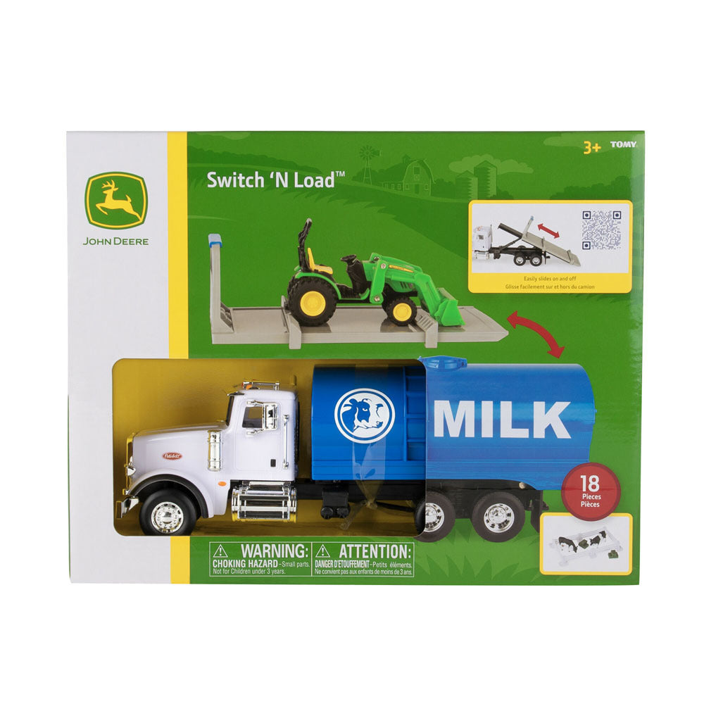 47496-18pc-john-deere-1-32-peterbilt-semi-switch-n-load-playset-3y