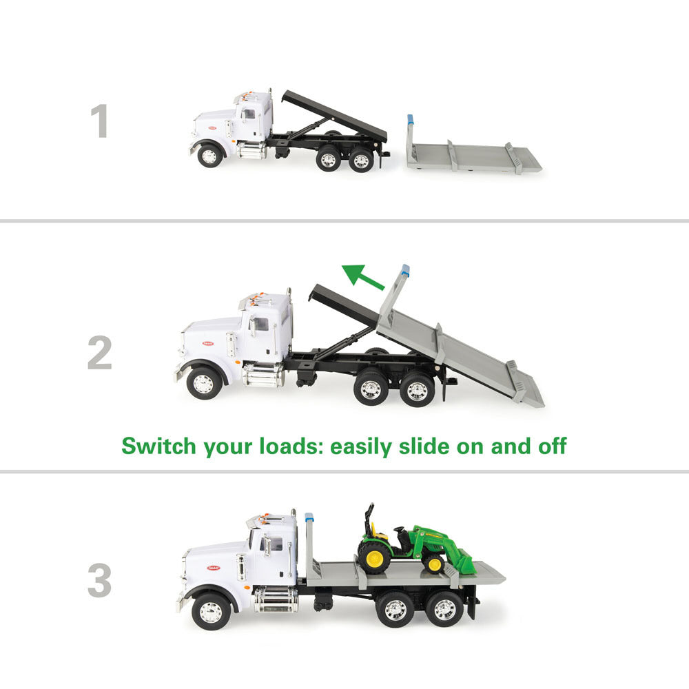 47496-18pc-john-deere-1-32-peterbilt-semi-switch-n-load-playset-3y