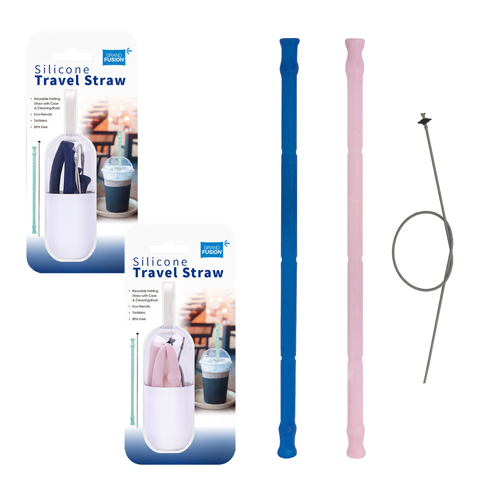 3686-grand-fusion-silicone-travel-reusable-drinking-straw-w-cleaner