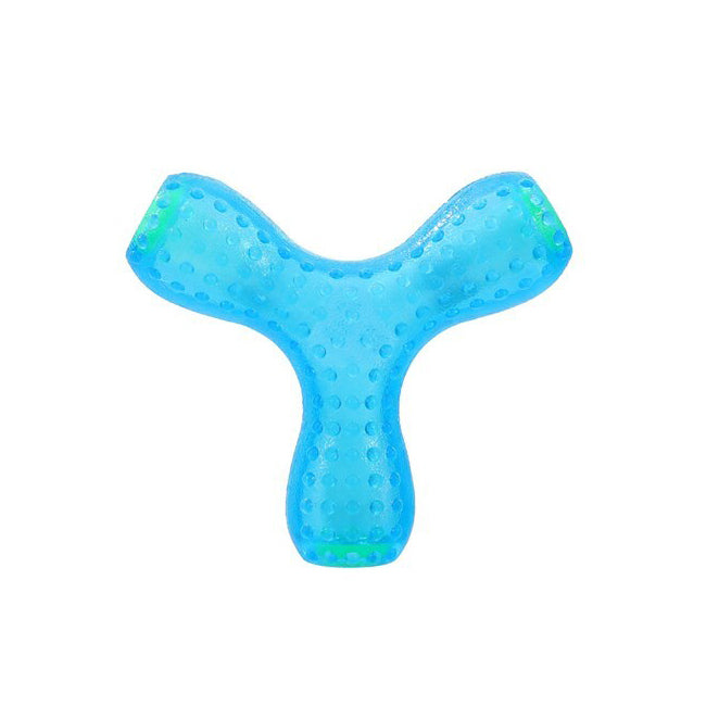 35884-paws-and-claws-giggle-tpr-tri-pet-chew-toy-14cm-assorted